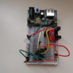 Circuit with Duponts jumper wires